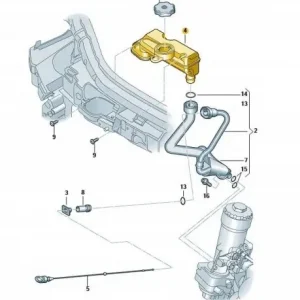 #AUDI OE Oryginalny zbiornik oleju A2 2000 - 2005 Ostatnie sztuki