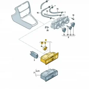 #AUDI OE Panel klimatyzacji - regulacja Obniżka ceny