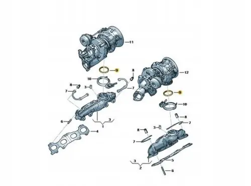 Nowa, oryginalna uszczelka Audi 0P2145039A Darmowy zwrot