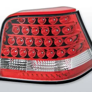 Bezpieczna płatność Lampy tylne VW GOLF 4 09.97-09.03 RED LED GOLF IV
