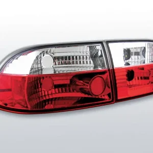 Lampy tylne HONDA CIVIC 09.91-08.95 2D/4D RED WHITE Szybka wysyłka