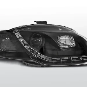 Lampy przednie AUDI A4 B7 11.04-03.08 DAYLIGHT BLACK Wyjątkowa oferta