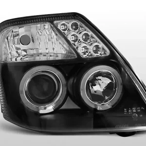 Lampy przednie CITROEN C2 09.03-10 ANGEL EYES BLACK Nowość