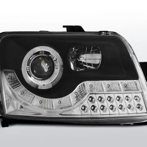 Rabat Lampy przednie FIAT PANDA 03- DAYLIGHT BLACK