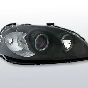 Lampy przednie HONDA CIVIC 03.99-02.01 ANGEL EYES BLACK Bezpieczne zakupy
