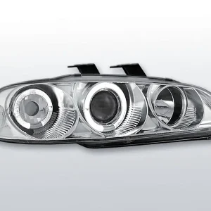 Lampy przednie HONDA CIVIC 09.91-08.95 2D/3D ANGEL EYES CHROME Ograniczona ilość