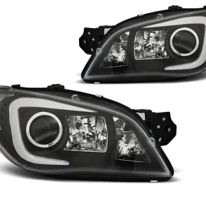 Lampy przednie SUBARU IMPREZA II GD 06-07 TUBE LIGHT BLACK HID Tylko dziś