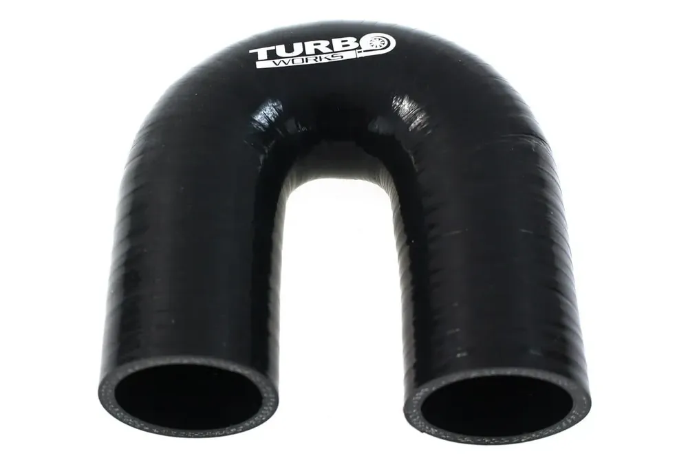 Okazja Kolanko 180st TurboWorks Black 76mm