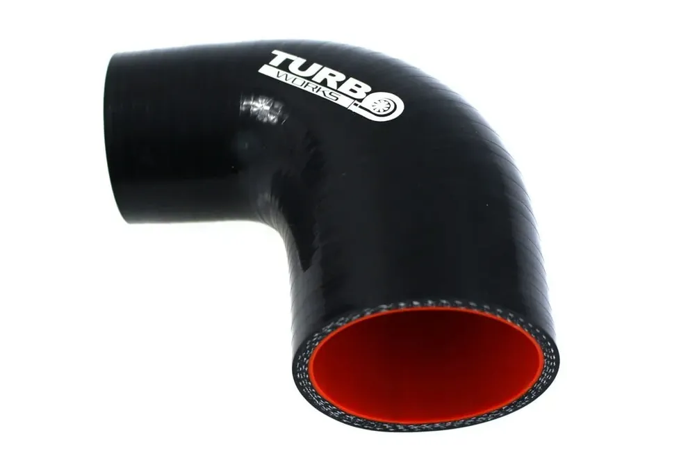 Redukcja 90st TurboWorks Pro Black 51-76mm Premium