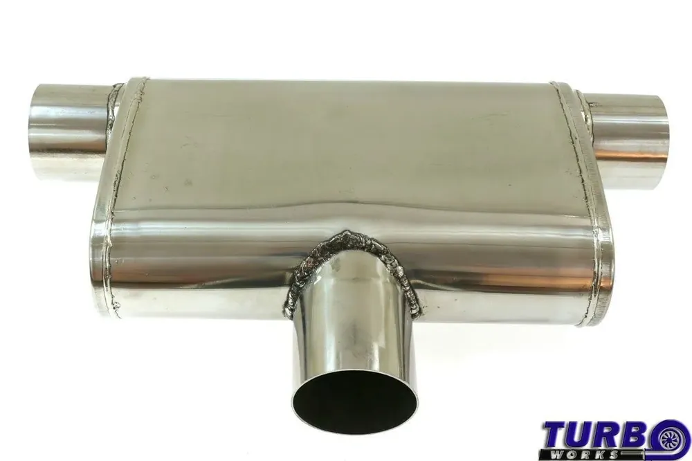 Tłumik Środkowy Tylny 63mm TurboWorks LT 304SS Nie przegap