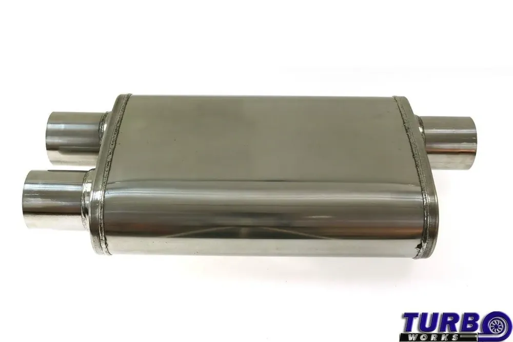 Wybór klientów Tłumik Środkowy Tylny 70mm TurboWorks LT 304SS