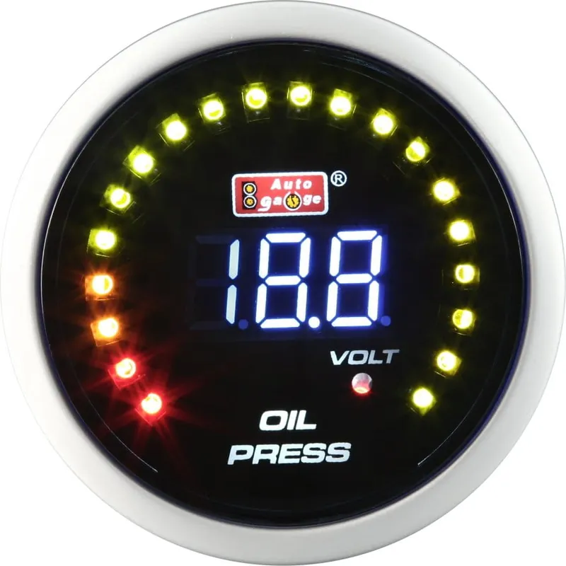 Dodaj do koszyka Auto Gauge LCD Oil Pressure - Wskaźnik ciśnienia oleju