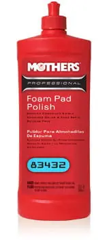 Tylko do końca tygodnia Pasta polerska wykończeniowa - Mothers PROFESSIONAL FOAM PAD POLISH 946ml