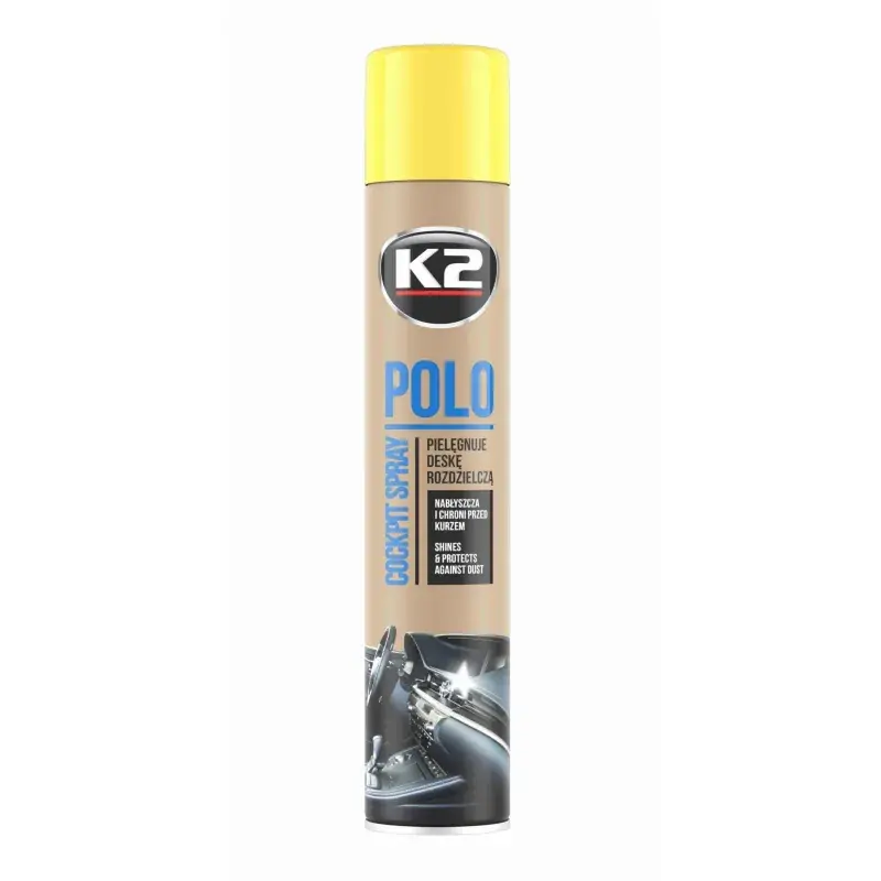 K2 Polo Cockpit Spray do kokpitu lemon 750 ML Łatwy zwrot