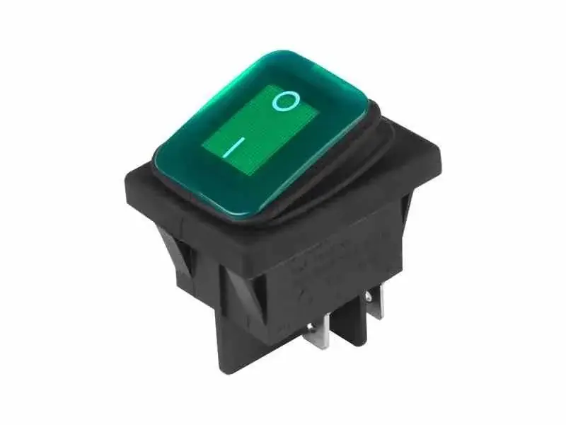 Przełącznik elektryczny DC 12V/24V, zielony Wybór klientów
