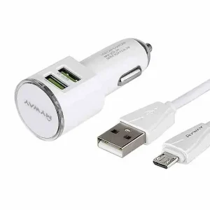 Okazja Ładowarka 12/24V 2x USB 3.4A + kabel z wtyczką micro USB