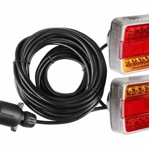 Hit sprzedaży Zestaw lamp tylnych LED na magnes, przewód 7,5 m z wtyczką 7 PIN