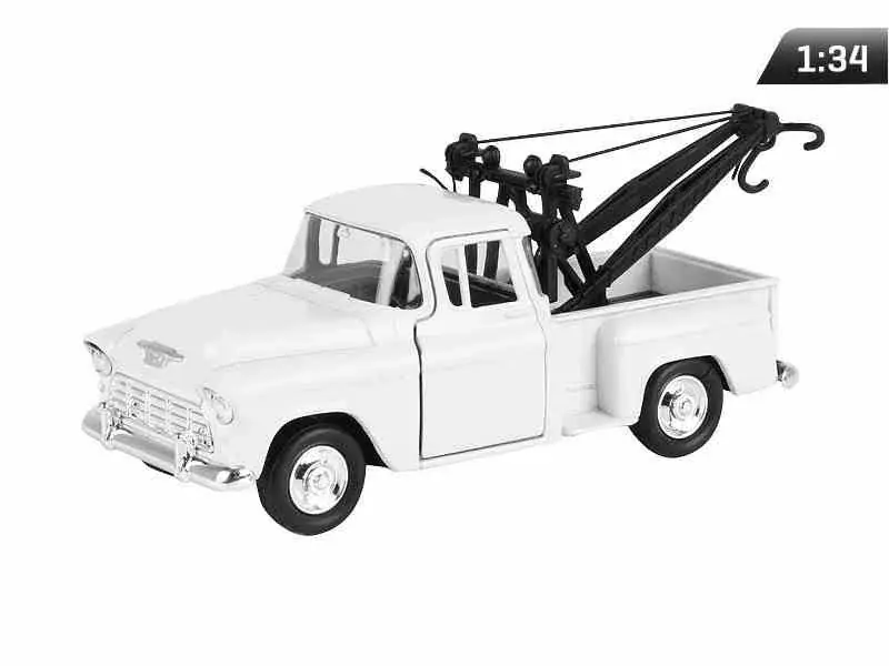 Dodaj do koszyka Model 1:34, CHEVY Stepside Tow Truck, biały (A880CSTTB)