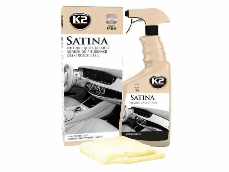 SATINA Dressing do kokpitu, Sunset Fresh, 770 ml + mikrowłókno Nowy