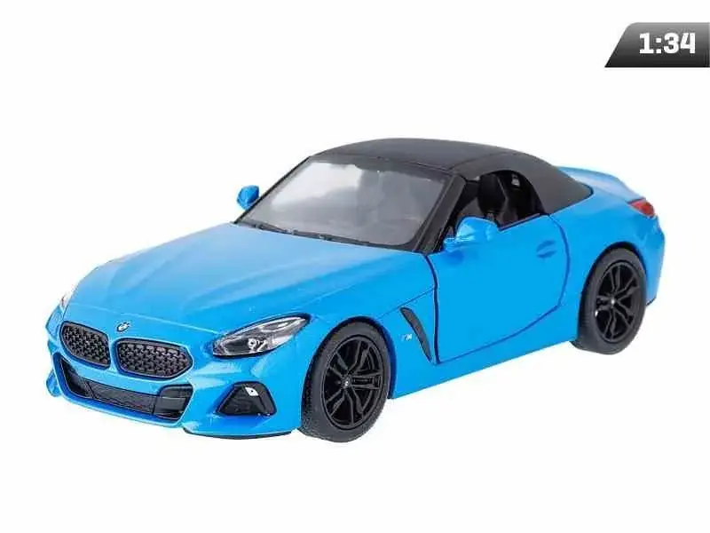 Niska cena Model 1:34, Kinsmart, BMW Z4, niebieski (A11729NI)