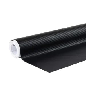 Nie przegap Folia karbonowa carbon 3D czarna 30cm x 150cm AMIO-02598