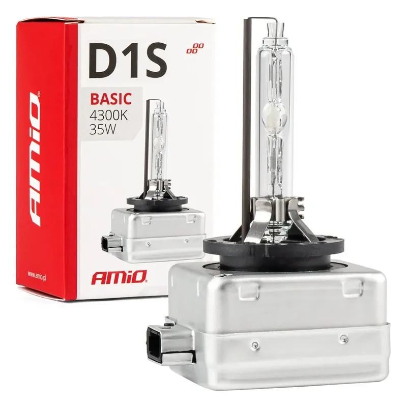 Żarówka ksenonowa żarnik xenon D1S 35W 4300K AMiO BASIC AMIO-02942 Rabat