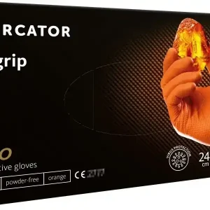 Rękawice nitrylowe pomarańczowe Mercator GoGrip Orange 50 sztuk rozmiar S Zamów teraz