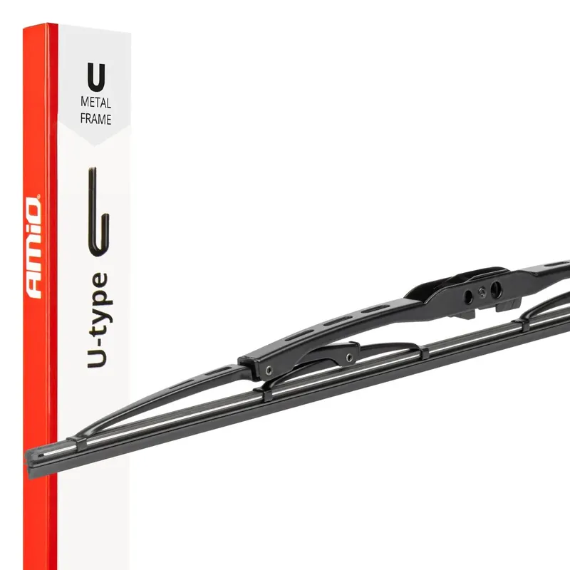 Łatwy zwrot Wycieraczka samochodowa szkieletowa metalowa U-Type uniwersalna 28" 700 mm 70 cm AMIO-04016