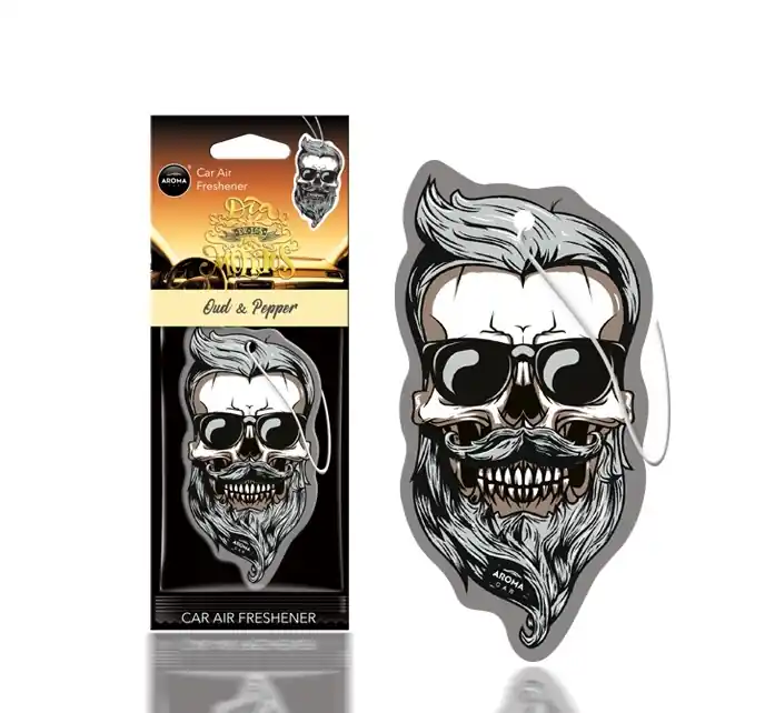 Popularny Odświeżacz powietrza MUERTOS Oud&Pepper Skull