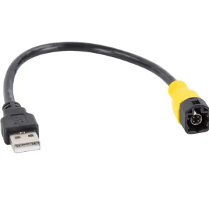 Adapter USB VW różne modele, LVDS żółty > USB-A Do wyczerpania zapasów