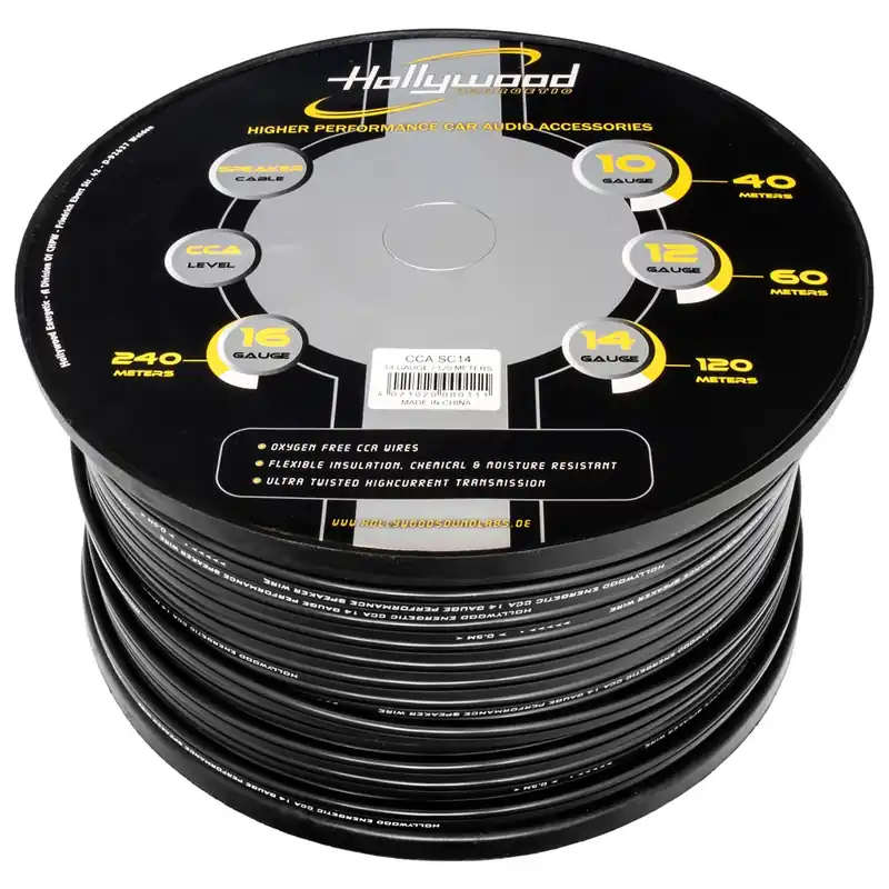 Promocja Kabel głośnikowy Hollywood CCA SC-14 2×2,0 mm2