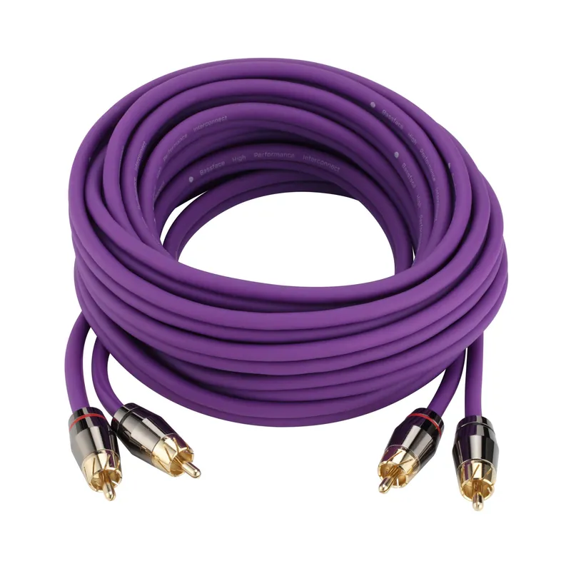 Tani Bassface EVO-5M – przewody RCA, długość 5 m