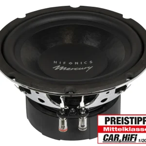 HiFonics MRW84 – subwoofer średnica 200 mm, moc 300 Wat RMS, Impedancja 4 Ohm Rabat