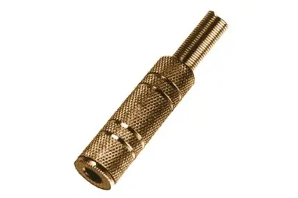 Gniazdo Jack 3.5mm stereo na kabel gold(GNI0015S) Nie przegap