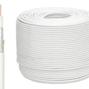 Kup teraz Przewód kabel antenowy koncentryczny RG6U CCS 1m/b