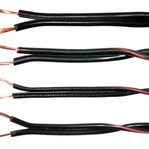 Przewód zasilający dwużyłowy 2x0,20mm czarny -3m/b Oferta
