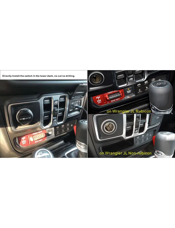 wodoodporny panel Wrangler JL JT od 2018 VOSWITCH AUX Hit cenowy